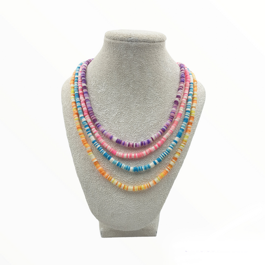 Beaded Necklace- Available in many colours