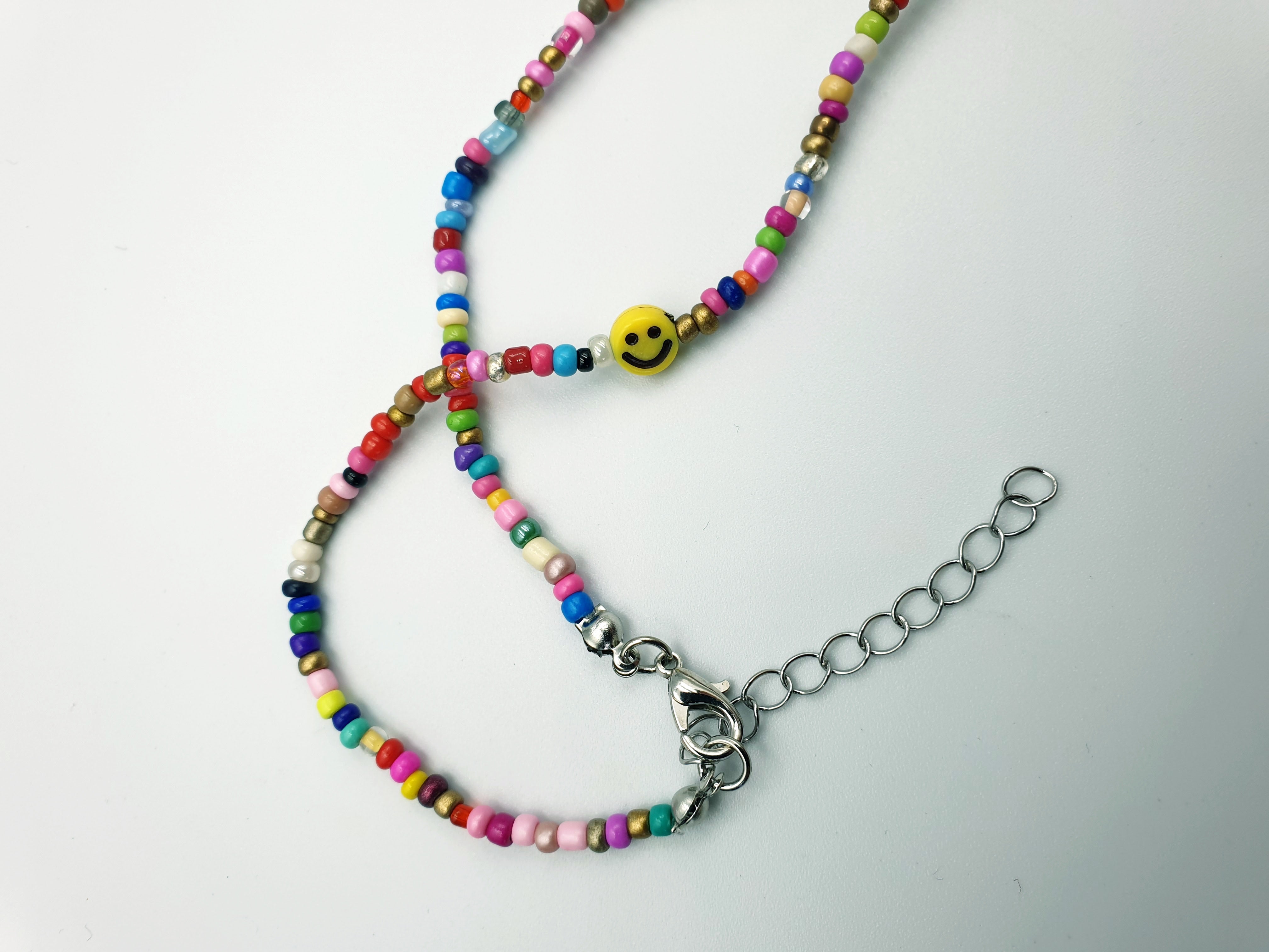 Smartie Smiley Freshwater Pearl Necklace – Bongo Beads